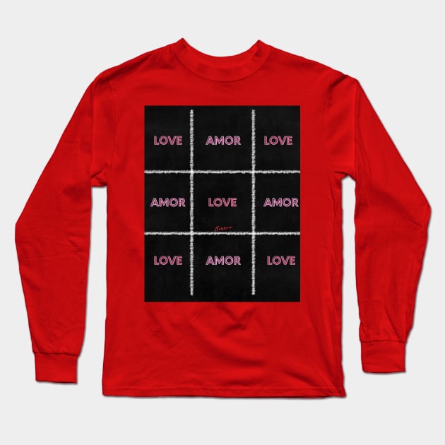 Tic Tac LOVE Long Sleeve T-Shirt by LibrosBOOKtique